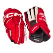 Guanti da hockey CCM Tacks XF 80 Red/White Junior