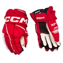 Guanti da hockey CCM Tacks XF 80 Red/White Junior