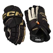 Guanti da hockey CCM Tacks XF Black/Gold Junior