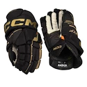 Guanti da hockey CCM Tacks XF Black/Gold Senior