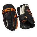 Guanti da hockey CCM Tacks XF Black/Orange Senior