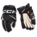 Guanti da hockey CCM Tacks XF Black/White Senior 14 pollici