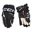 Guanti da hockey CCM Tacks XF Black/White Senior