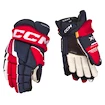 Guanti da hockey CCM Tacks XF Navy/Red/White Junior 12 pollici