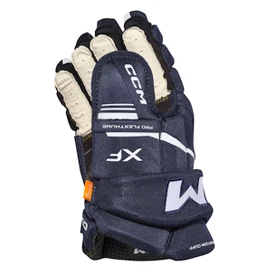 Guanti da hockey CCM Tacks XF Navy/White Junior