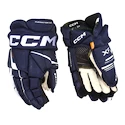 Guanti da hockey CCM Tacks XF Navy/White Senior 14 pollici