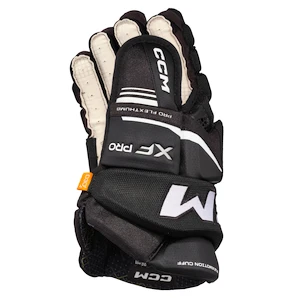 Guanti da hockey CCM Tacks XF PRO Black/White Junior