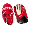 Guanti da hockey CCM Tacks XF PRO Red/White Senior