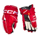 Guanti da hockey CCM Tacks XF Red/White Junior