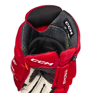 Guanti da hockey CCM Tacks XF Red/White Junior