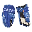 Guanti da hockey CCM Tacks XF Royal/White Junior