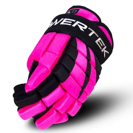 Guanti da hockey POWERTEK V5.0 Black/Pink Junior