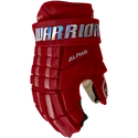 Guanti da hockey Warrior Alpha FR2 Pro Red Senior