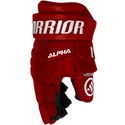 Guanti da hockey Warrior Alpha FR2 Red Senior