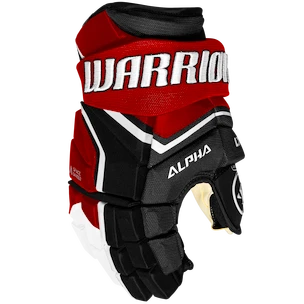 Guanti da hockey Warrior Alpha LX2 Black/Red/White Junior