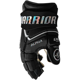 Guanti da hockey Warrior Alpha LX2 Pro Black Youth 8 pollici, Nero