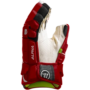 Guanti da hockey Warrior Alpha LX2 Pro Red Senior 15 pollici