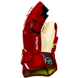 Guanti da hockey Warrior Alpha LX2 Red Senior