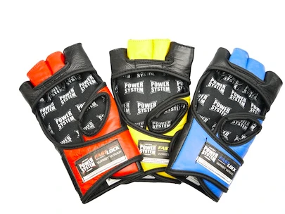 Guanti MMA Power System  Grapplingové Rukavice Katame Evo Modré L/XL