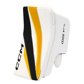 Guanto respinta da hockey CCM Axis F5 Black/Yellow Junior