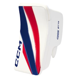 Guanto respinta da hockey CCM Axis F9 White/Red/Blue Senior