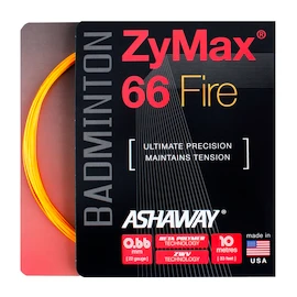 Incordatura da badminton Ashaway Zymax 66 Fire Orange Set