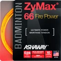 Incordatura da badminton Ashaway  ZyMax 66 Fire Power Orange