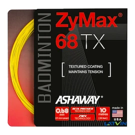 Incordatura da badminton Ashaway Zymax 68 TX Optic Yellow Set