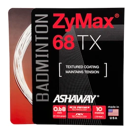 Incordatura da badminton Ashaway Zymax 68 TX White Set