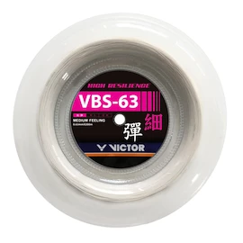 Incordatura da badminton Victor VBS-63 White Reel 200 m