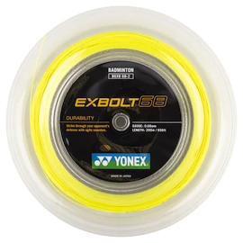 Incordatura da badminton Yonex Exbolt 68 Yellow (200 m)