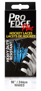 Lacci da hockey cerati Sportstape  Solid Red Double Tracer Waxed Lace 70S Powder Blue  183 cm