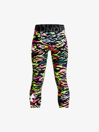 Leggings da bambino Under Armour HeatGear Nov 3/4 Lgs-BLK