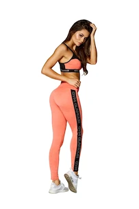 Leggings da donna Gym Glamour  Legíny vysoký pas oranžové XS