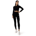 Leggings da donna GymBeam  FLO Ribbed Leggings Black