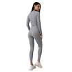 Leggings da donna GymBeam  FLO Ribbed Leggings Grey