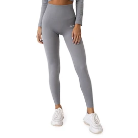 Leggings da donna GymBeam FLO Ribbed Leggings Grey