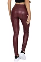 Leggings da donna Hugz Jeans  Wine Faux Leather Biker High Waist