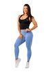 Leggings da donna Nebbia  Active High-Waist Smart Pocket Leggings 402 light blue S