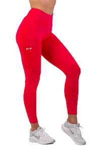 Leggings da donna Nebbia  Active High-Waist Smart Pocket Leggings 402 pink L