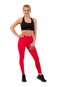 Leggings da donna Nebbia  Active High-Waist Smart Pocket Leggings 402 pink L