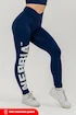 Leggings da donna Nebbia Barbell Therapy Glute Check Blue