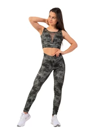 Leggings da donna Nebbia EKO leggings „Breathe“ mesh 400 camo green