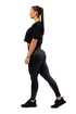 Leggings da donna Nebbia  Glossy look Bubble Butt leggings high waist 586 black