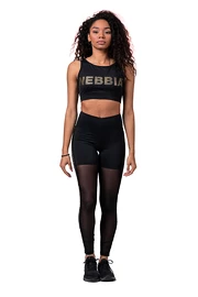 Leggings da donna Nebbia Gold Mesh leggings 829 black