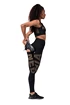 Leggings da donna Nebbia  Gold Print leggings 827 black