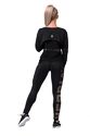 Leggings da donna Nebbia  Gold Print leggings 827 black