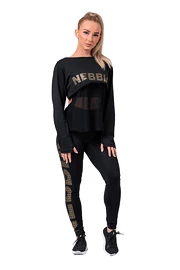 Leggings da donna Nebbia Gold Print leggings 827 black