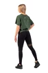 Leggings da donna Nebbia  High-Waist ¾ Length Sporty Leggings 404 black