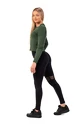 Leggings da donna Nebbia  High-Waist ¾ Length Sporty Leggings 404 black